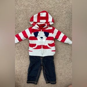 Baby Boy Carter's 3-Piece Dog Little Jacket Set  6 months
